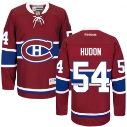 Charles Hudon Reebok Montreal Canadiens Premier Red Home Jersey