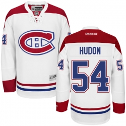 Charles Hudon Reebok Montreal Canadiens Premier White Away Jersey