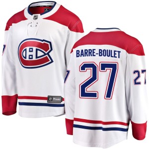 Alex Barre-Boulet Men's Fanatics Branded Montreal Canadiens Breakaway White Away Jersey