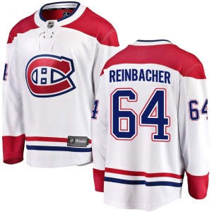 David Reinbacher Men's Fanatics Branded Montreal Canadiens Breakaway White Away Jersey