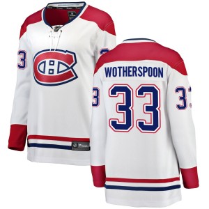 Tyler Wotherspoon Women's Fanatics Branded Montreal Canadiens Breakaway White Away Jersey