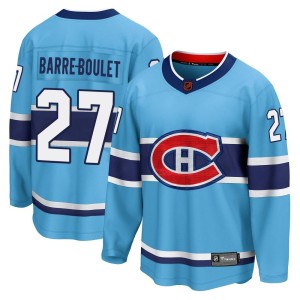 Alex Barre-Boulet Men's Fanatics Branded Montreal Canadiens Breakaway Light Blue Special Edition 2.0 Jersey