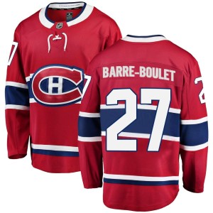 Alex Barre-Boulet Men's Fanatics Branded Montreal Canadiens Breakaway Red Home Jersey