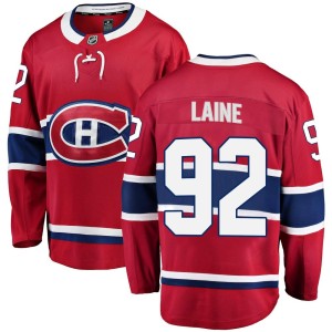 Patrik Laine Men's Fanatics Branded Montreal Canadiens Breakaway Red Home Jersey