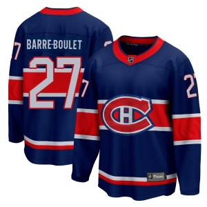 Alex Barre-Boulet Youth Fanatics Branded Montreal Canadiens Breakaway Blue 2020/21 Special Edition Jersey