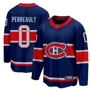 Jacob Perreault Youth Fanatics Branded Montreal Canadiens Breakaway Blue 2020/21 Special Edition Jersey