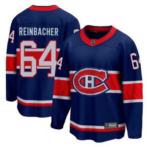 David Reinbacher Youth Fanatics Branded Montreal Canadiens Breakaway Blue 2020/21 Special Edition Jersey