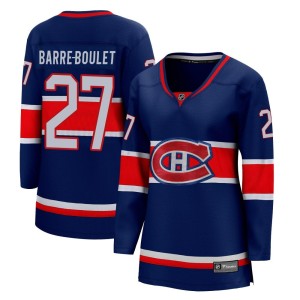 Alex Barre-Boulet Women's Fanatics Branded Montreal Canadiens Breakaway Blue 2020/21 Special Edition Jersey