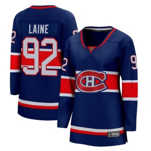 Patrik Laine Women's Fanatics Branded Montreal Canadiens Breakaway Blue 2020/21 Special Edition Jersey