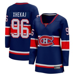 Florian Xhekaj Women's Fanatics Branded Montreal Canadiens Breakaway Blue 2020/21 Special Edition Jersey