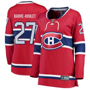 Alex Barre-Boulet Women's Fanatics Branded Montreal Canadiens Breakaway Red Home Jersey