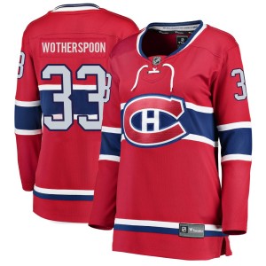 Tyler Wotherspoon Women's Fanatics Branded Montreal Canadiens Breakaway Red Home Jersey