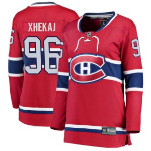 Florian Xhekaj Women's Fanatics Branded Montreal Canadiens Breakaway Red Home Jersey